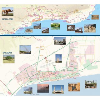 Oman Dhofar Road Map 1:600.000