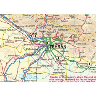 Tehran & Northern Iran 1:15.000/1:1.800.000