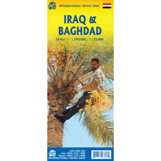 Iraq & Baghdad 1:1.200.000/1:22.000
