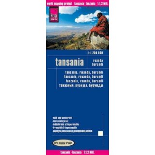 Tansania, Ruanda, Burundi 1:1 200 000