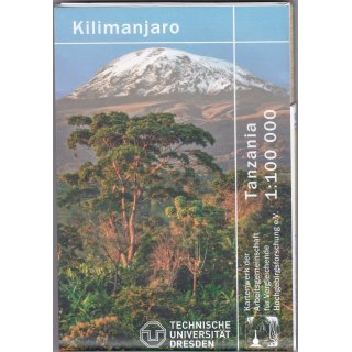 Tanzania 1:100 000 Kilimanjaro