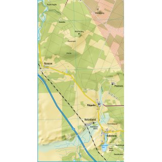 Mritz-Nationalpark, Rheinsberger Land 1:75.000