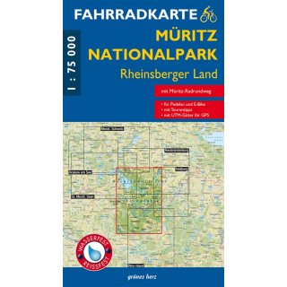 M&uuml;ritz-Nationalpark, Rheinsberger Land 1:75.000