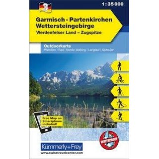 KuF Deutschland Outdoorkarte 03. Garmisch - Partenkirchen, Wettersteingebirge 1 : 35.000