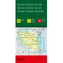 Tansania, Ruanda, Burundi 1:1.100.000