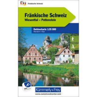 KuF Deutschland Outdoorkarte 37 Fränkische Schweiz 1:35 000