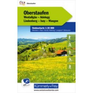 KuF Deutschland Outdoorkarte 55 Oberstaufen 1 : 35 000