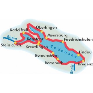 Bodensee-Radweg 1:50.000