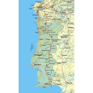 Portugal Spanien: Jakobsweg Ostportugal Via Lusitana