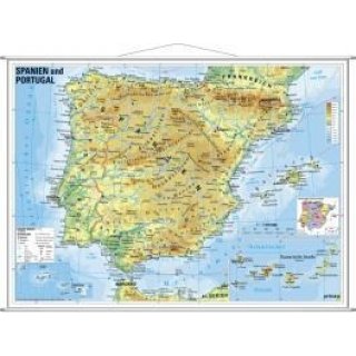 Spanien und Portugal, physisch 1:1.570.000