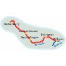 Altm&uuml;hl-Radweg 1:50.000
