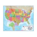 USA politisch Planokarte