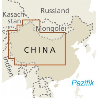 China, West 1:2.700.000