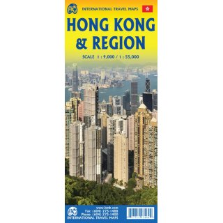 Hong Kong & Region 1:9 000/55.000