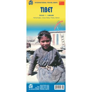 Tibet 1:1.680.000