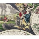 Weltkarte um 1660 - Justus Danckert