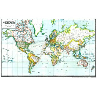 Neue große Weltkarte 1940