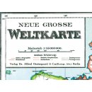 Neue gro&szlig;e Weltkarte 1940