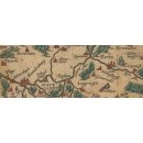 Ortelius-Karte  Brandenburg aus dem Jahr 1588