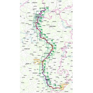 Fulda-Radweg 1:50.000