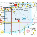28 Aosta/Pila/Valle de Cogne/Gran Paradiso  1:25.000