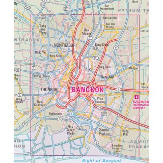 Bangkok and Greater Bangkok 1:15.000 / 1:75.000