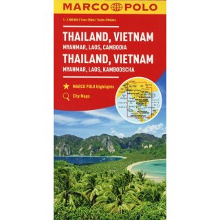 Thailand, Vietnam 1:2,5 Mio
