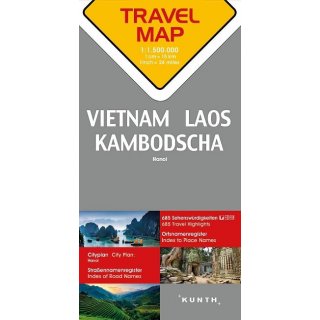 Vietnam / Laos / Kambodscha 1:1.500.000