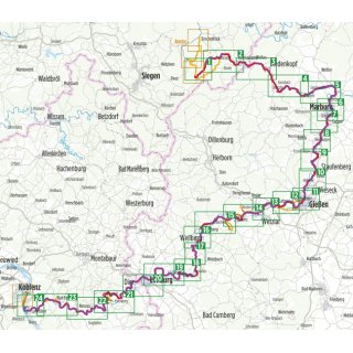 Lahn-Radweg 1:50.000