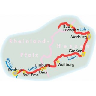 Lahn-Radweg 1:50.000