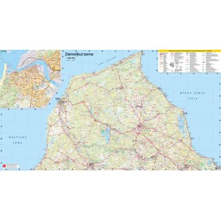 Lettland Nordwest 1:200.000