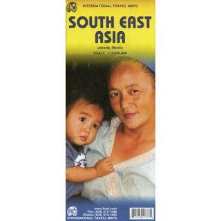 South East Asia Travel Map 1 : 4 000 000
