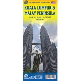 Stadtplan Kuala Lumpur 1:10 000
