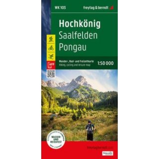WK 103 Pongau Hochknig Saalfelden 1: 50 000