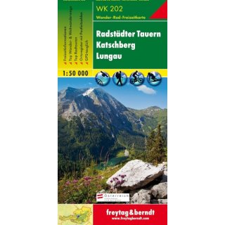 WK 202 Radstädter Tauern. Katschberg 1:50 000