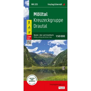 WK 225 Mlltal Kreuzeckgruppe Drautal 1: 50 000
