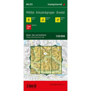 WK 225 Mlltal Kreuzeckgruppe Drautal 1: 50 000