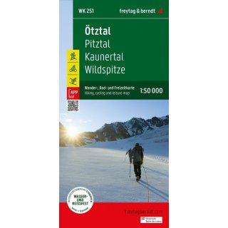 WK 251 Ötztal Pitztal Kaunertal 1: 50 000