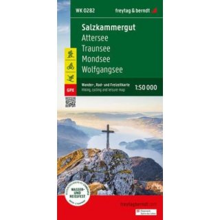WK 282 Attersee, Traunsee, Hllengebirge 1: 50 000