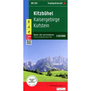 WK 301 Kufstein Kaisergebirge Kitzbhel 1: 50 000