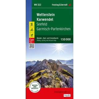WK 322 Wetterstein Karwendel Seefeld 1: 50 000