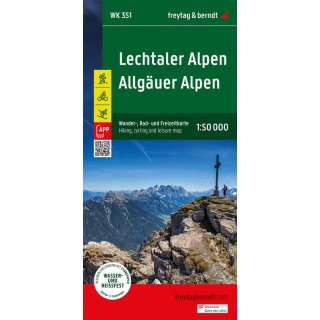 WK 351 Lechtaler Alpen Allguer Alpen 1:50.000
