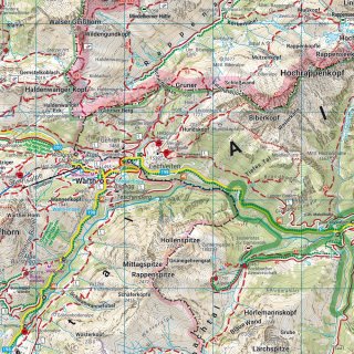 WK 351 Lechtaler Alpen Allguer Alpen 1:50.000