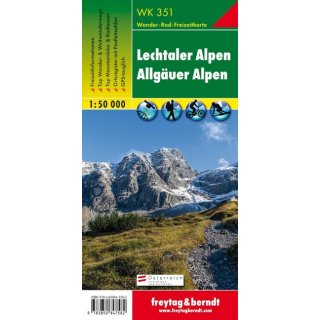 WK 351 Lechtaler Alpen Allgäuer Alpen 1: 50 000