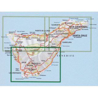 Teneriffa Nord/Sd 1:50.000