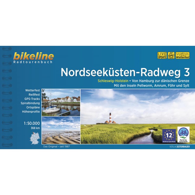 Nordseekusten Radweg 3 Schleswig Holstein 1 50 000 Landkartenschropp De Online Shop