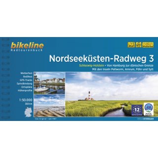 Nordseek&uuml;sten-Radweg 3 (Schleswig-Holstein) - 1:50.000