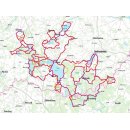 Mecklenburgische Seen Radregion 1:75.000