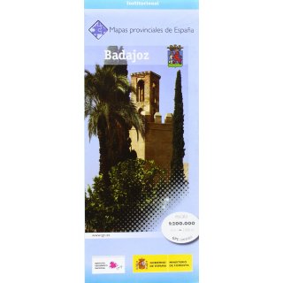 Badajoz /Extremadura 1: 200T Straßenkarte