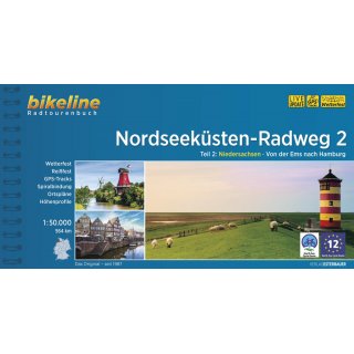Nordseeküsten-Radweg 2 (Niedersachsen) 1:50.000